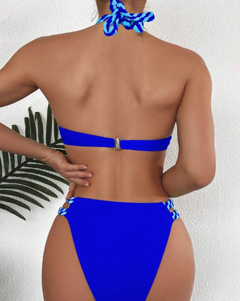 Jasmine | Halter Bikini Set i två delar