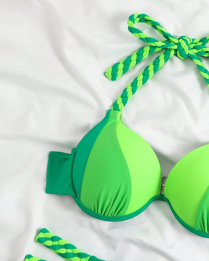 Jasmine | Halter Bikini Set i två delar